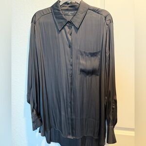 Lane Bryant Black Tunic Button-Up overshirt (18/20)